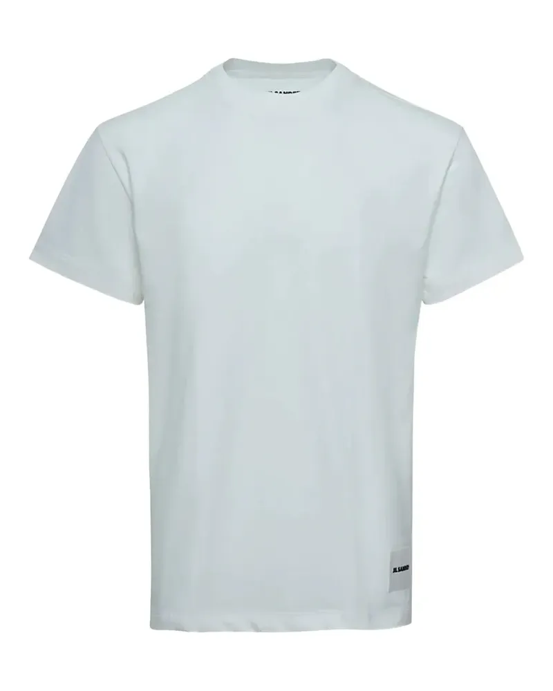 Jil Sander logo-patch T-shirt - Weiß Weiß