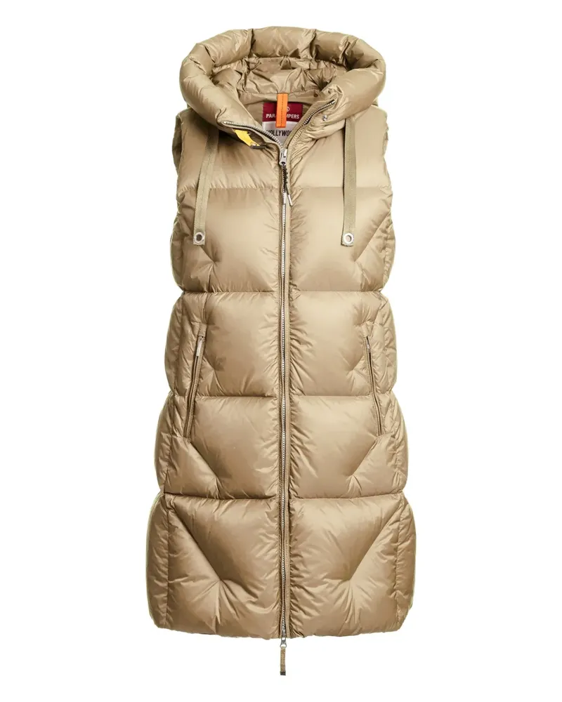 Parajumpers Gesteppte Zuly Kapuzenweste - Nude Nude