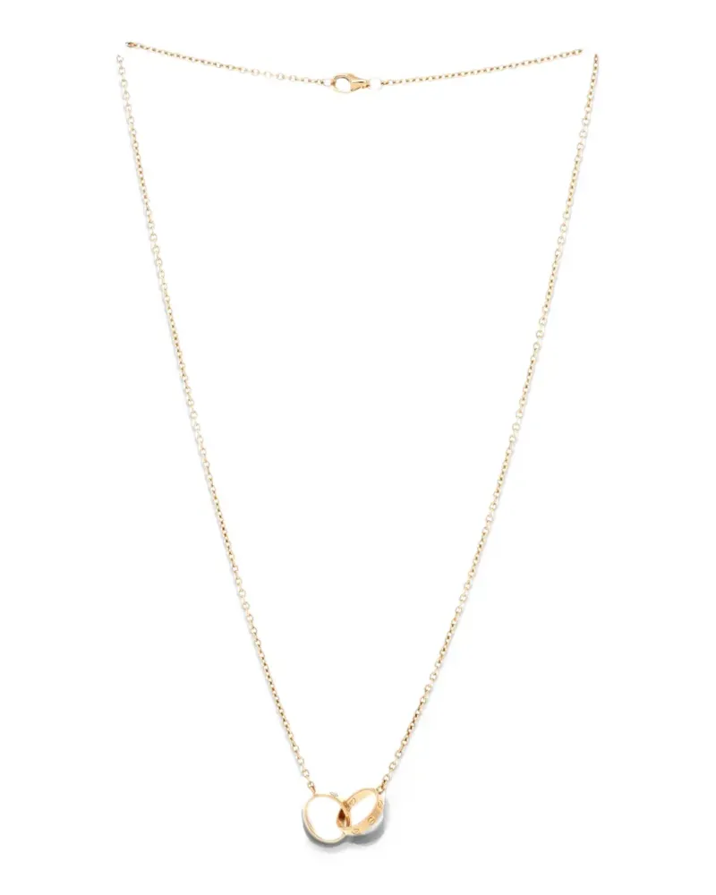 Cartier Love Interlocking 18K Yellow Gold necklace Gold