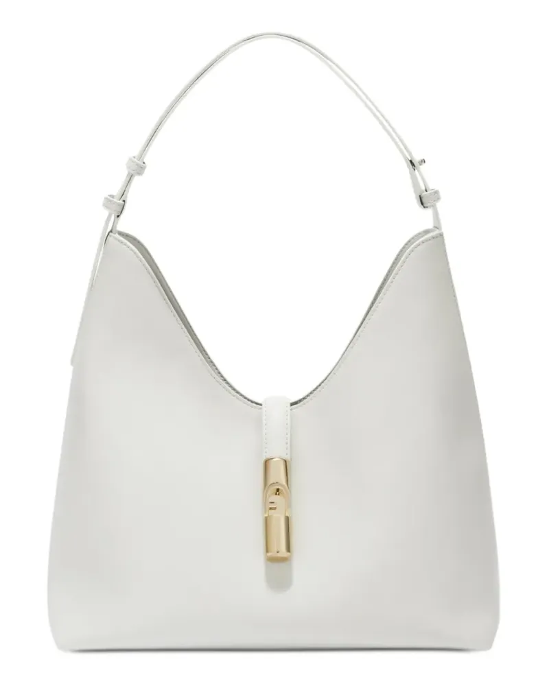 Furla Goccia Schultertasche - Weiß Weiß