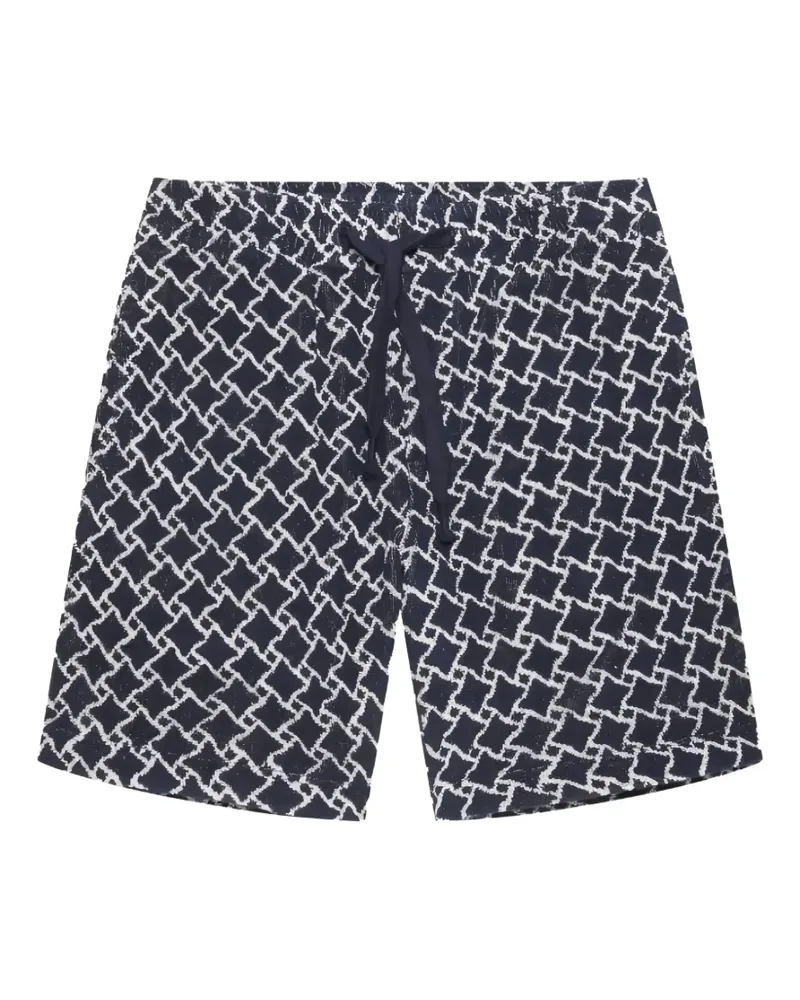 Orlebar Brown Trevone geo-tile shorts - Blau Blau