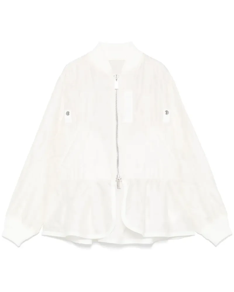 Sacai Gesteppte Jacke - Nude Nude