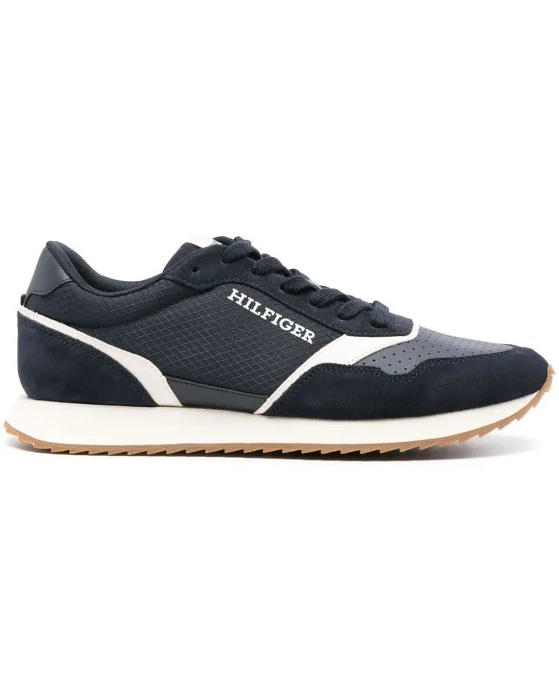 Tommy Hilfiger Runner Sneakers mit Einsätzen - Blau Blau