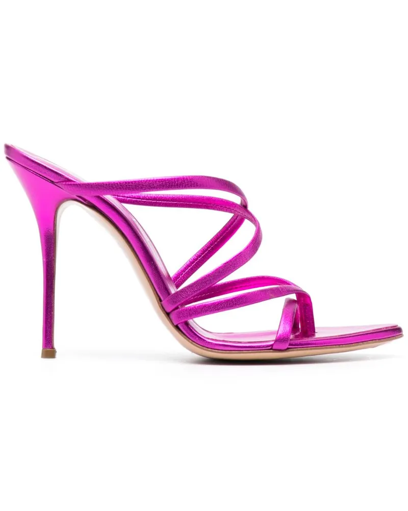 Casadei Julia Lucrezia Mules 105mm - Rosa Rosa