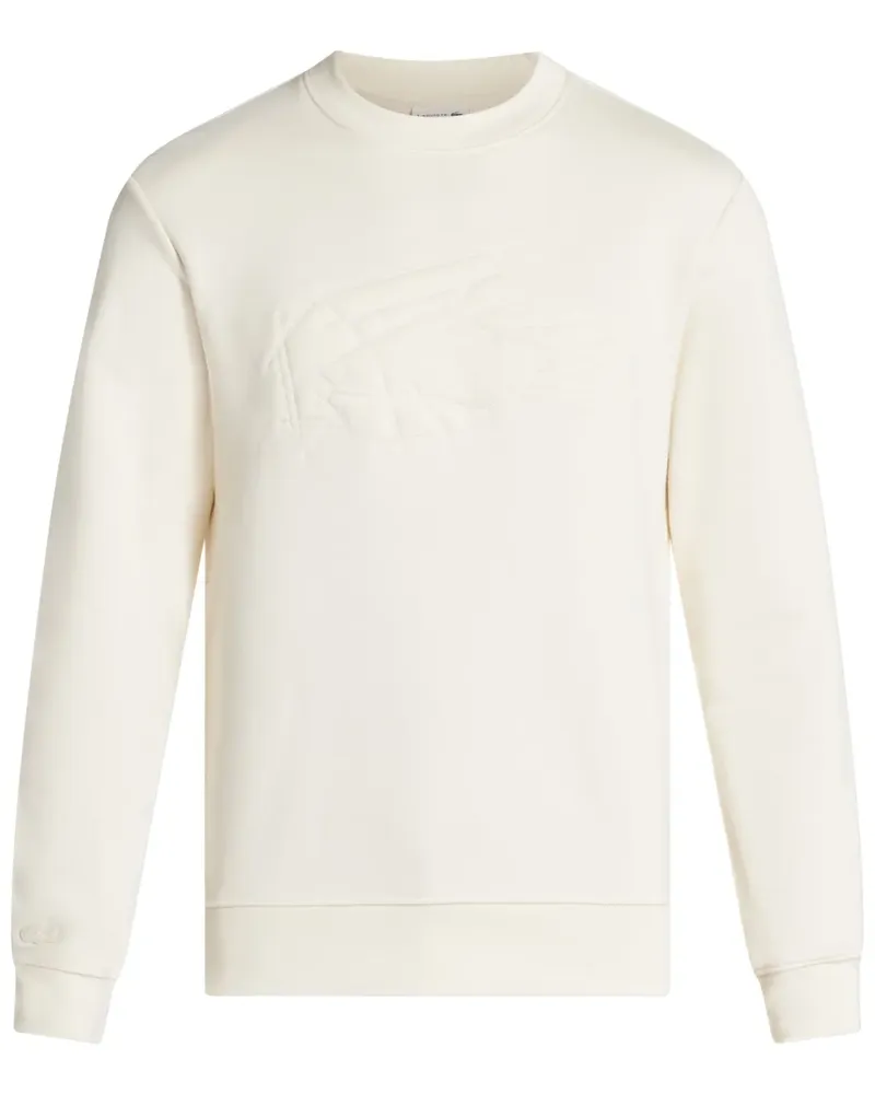 Lacoste Sweatshirt mit Kroko-Stickerei - Nude Nude