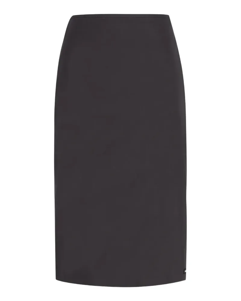 Miu Miu stretch poplin skirt - Schwarz Schwarz