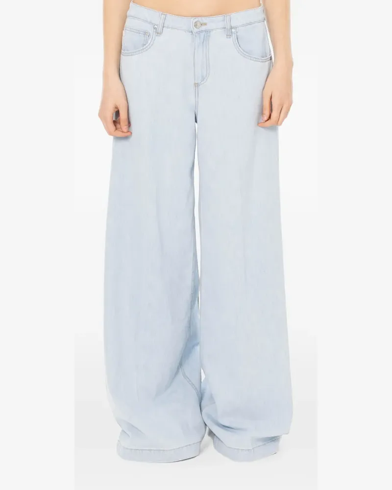 VICOLO Madison Wide-Leg-Jeans - Blau Blau