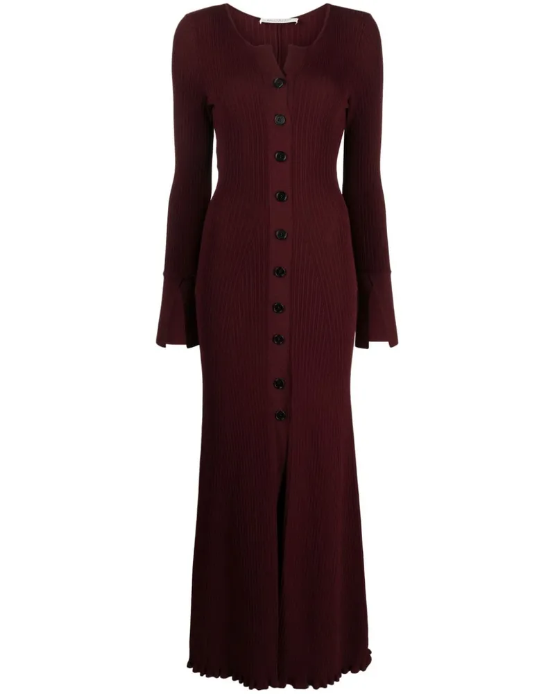 Philosophy Di Lorenzo Serafini Kleid aus geripptem Strick - Rot Rot