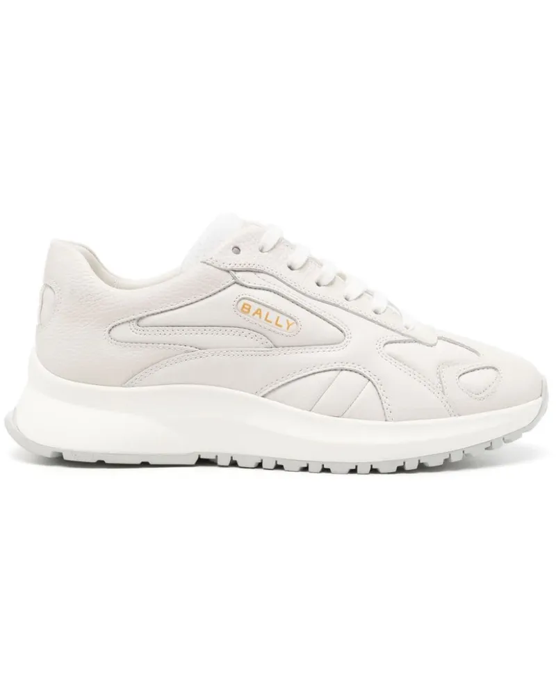 Bally Sneakers mit Einsätzen - Weiß Weiß