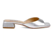 Oahu embellished sandals - Silber