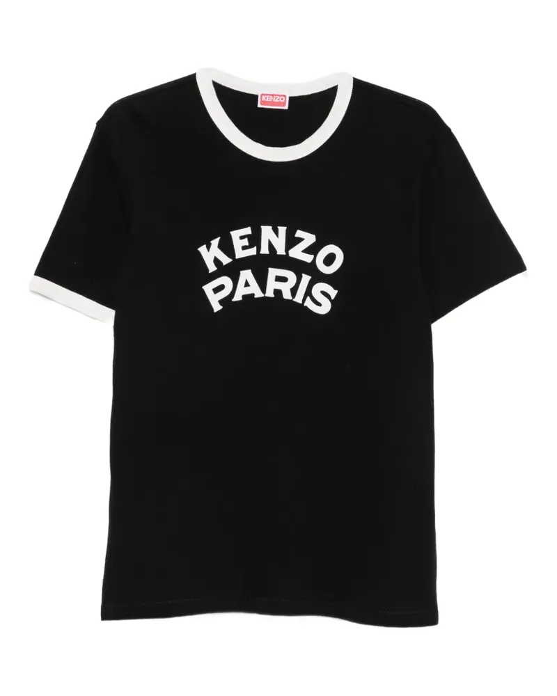 Kenzo logo-print T-shirt - Schwarz Schwarz