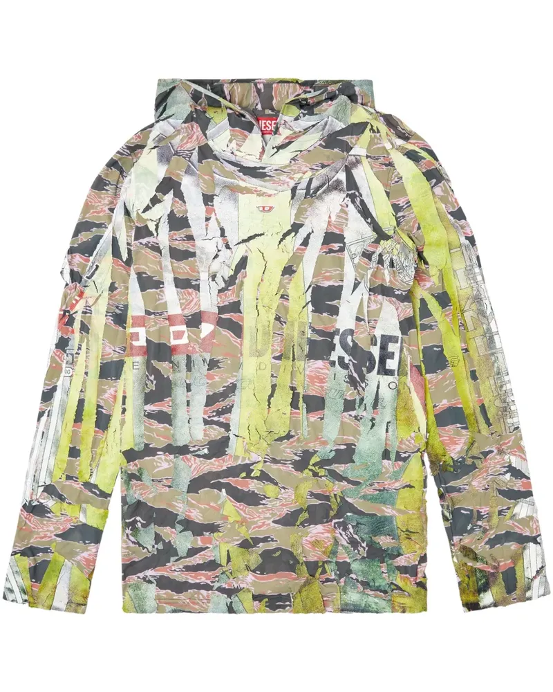 Diesel T-Gillis Hoodie - Braun Braun