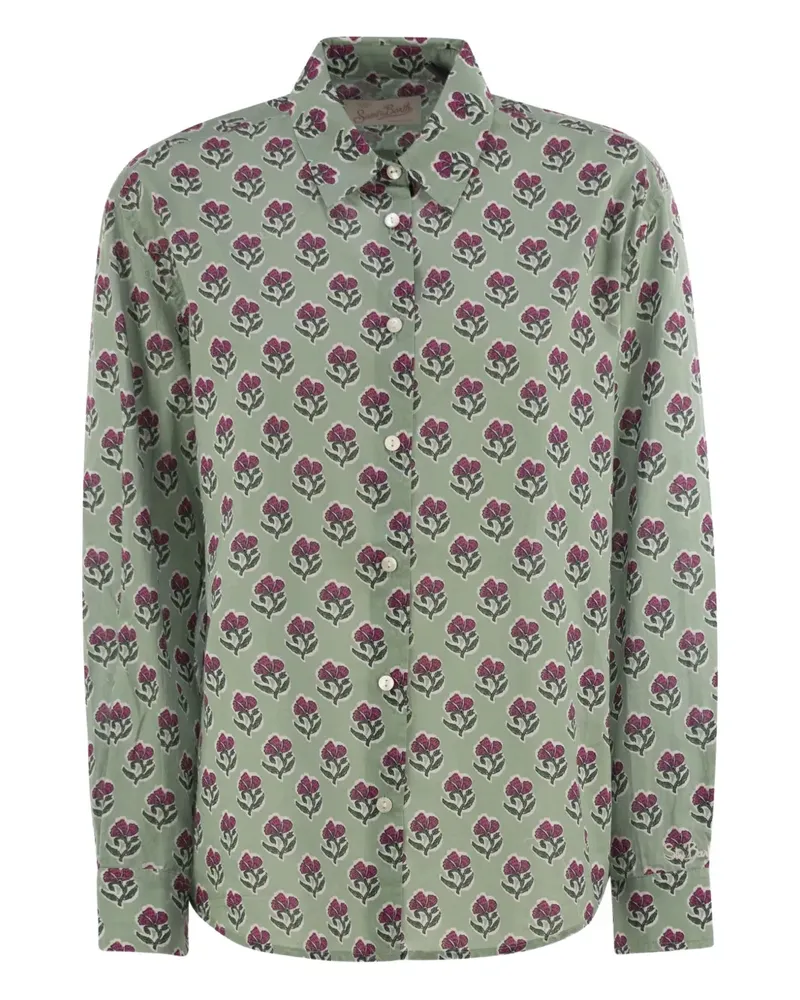 MC2 Saint Barth Meredith Hemd mit Blumen-Print - Grün Grün