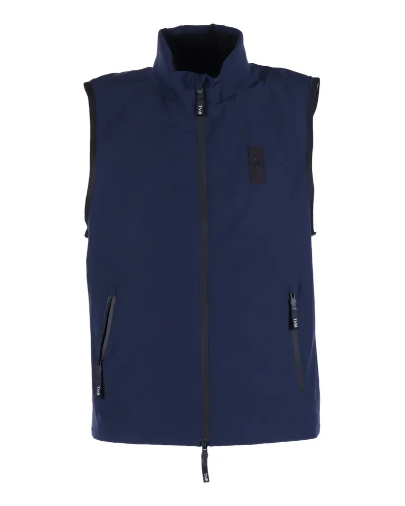 Tombolini logo-patch gilet - Blau Blau