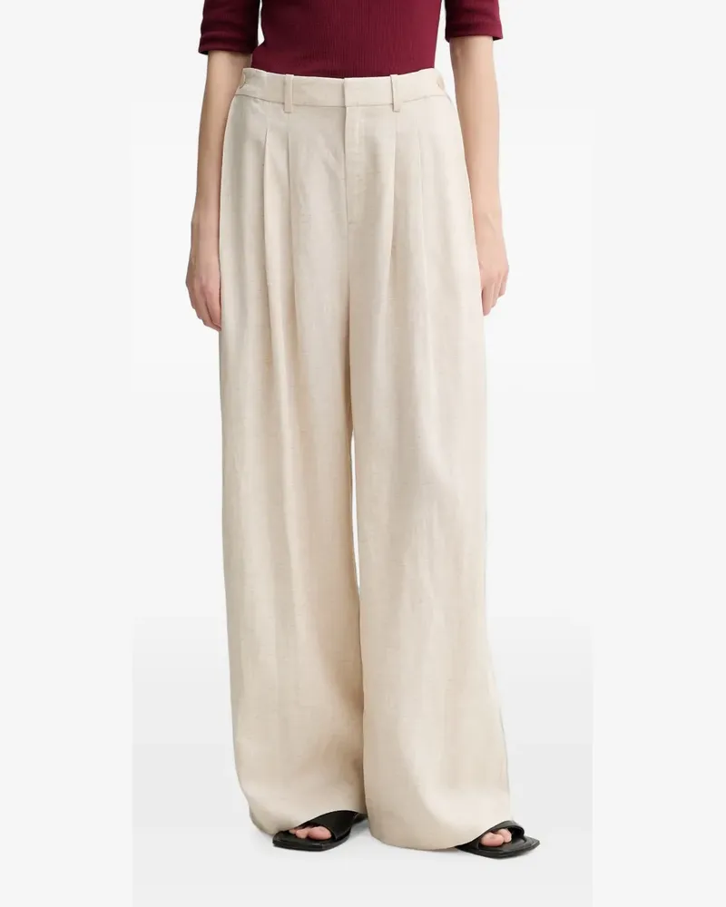 Gestuz GZriava wide-leg trousers - Nude Nude