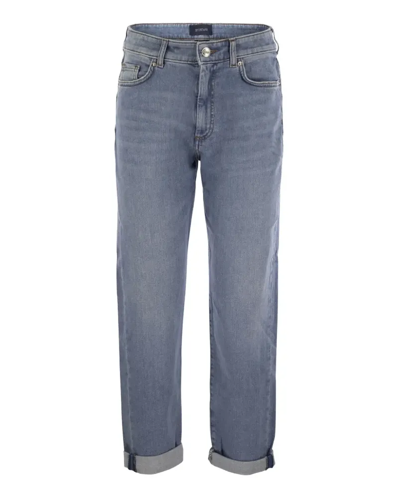 SPORTMAX Brian Jeans mit Umschlag - Blau Blau