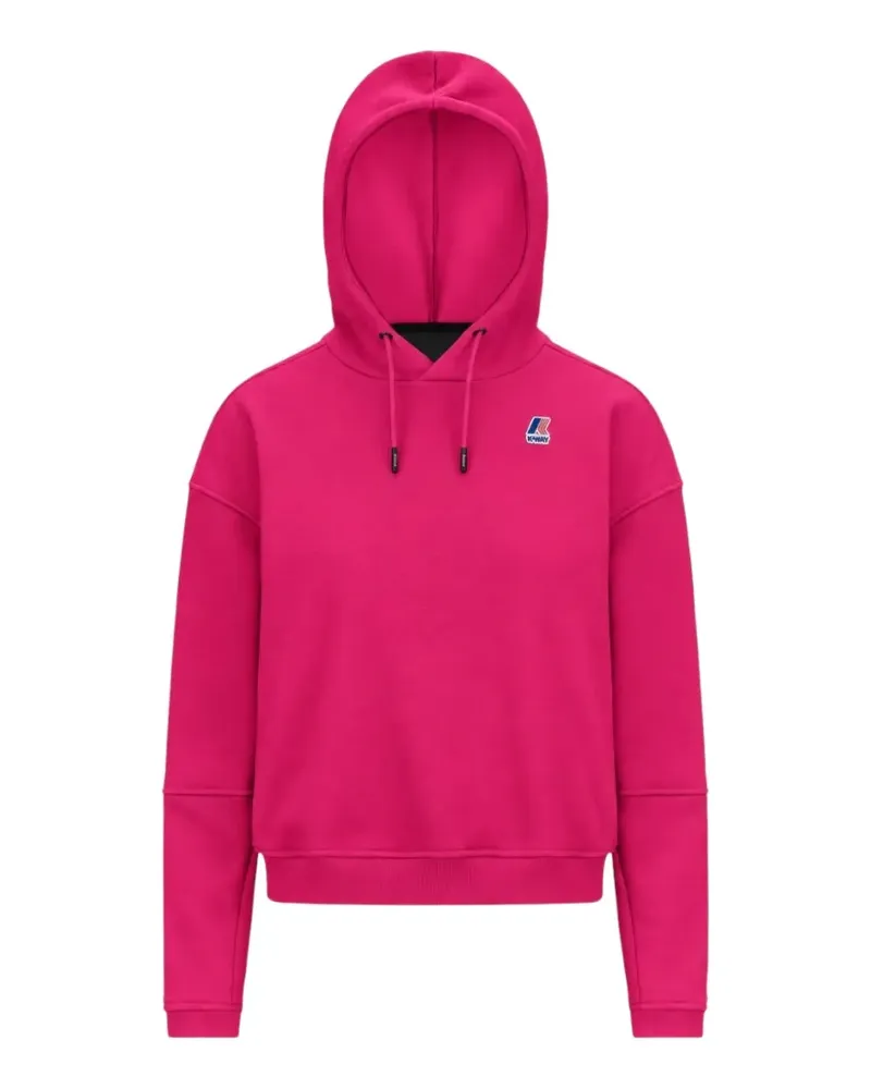 K-Way Ninette Hoodie mit Logo-Print - Rosa Rosa
