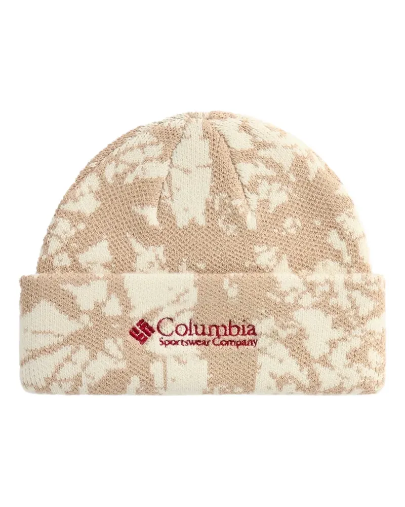 KITH x Columbia jacquard cuffed beanie hat - Nude Nude