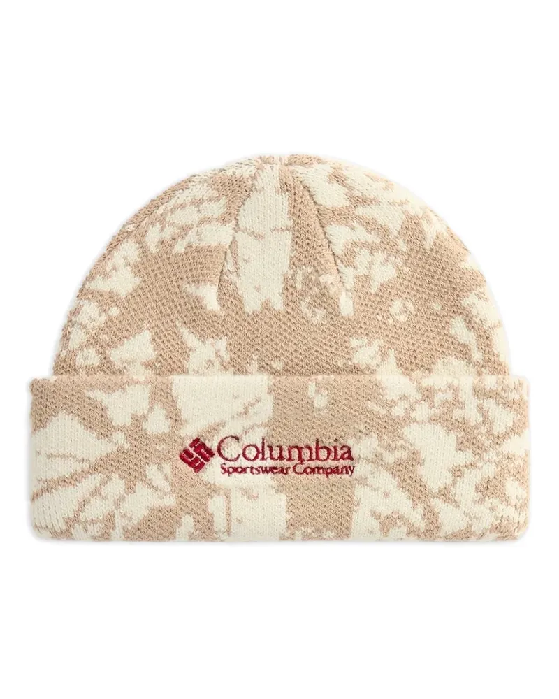 KITH x Columbia jacquard cuffed beanie hat - Nude Nude