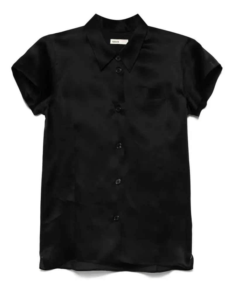 KHAITE Keefe Hemd - Schwarz Schwarz