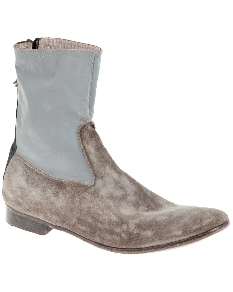 Premiata Washed suede boot - Grau Grau