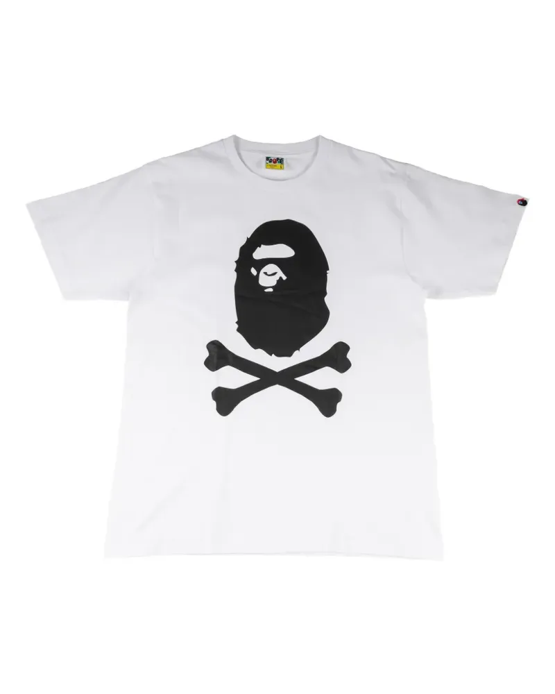 BAPE graphic-print T-shirt - Weiß Weiß
