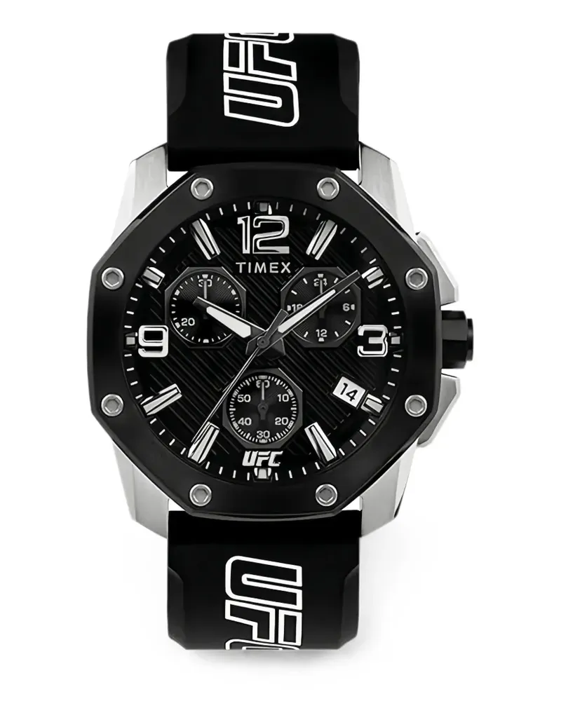 Timex UFC Icon Chronograph 45mm watch - Schwarz Schwarz