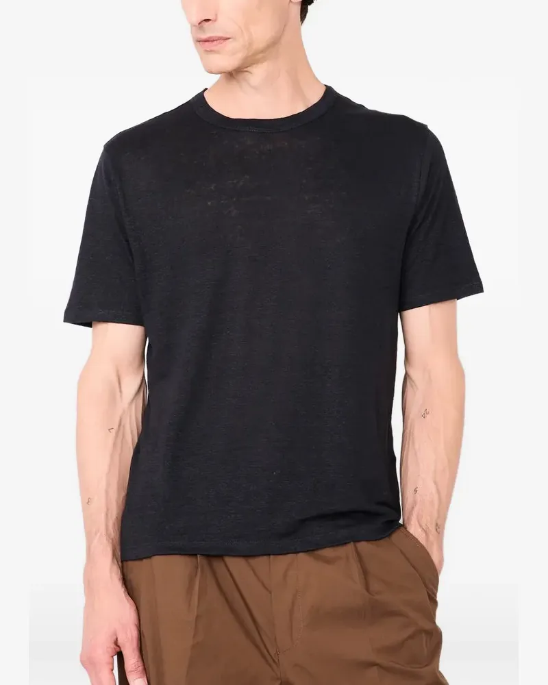 Officine Generale crewneck T-shirt - Schwarz Schwarz