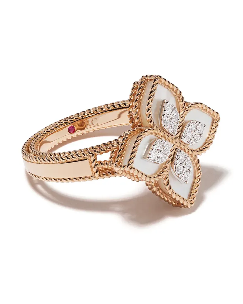 Roberto Coin 18kt Rotgoldring - Rosa Rosa