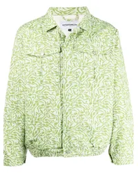 Carne Bollente Jacke mit abstraktem Print Grün