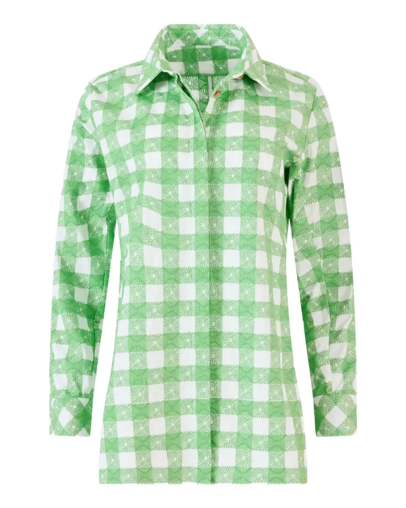 Rosie Assoulin checked shirt - Grün Grün