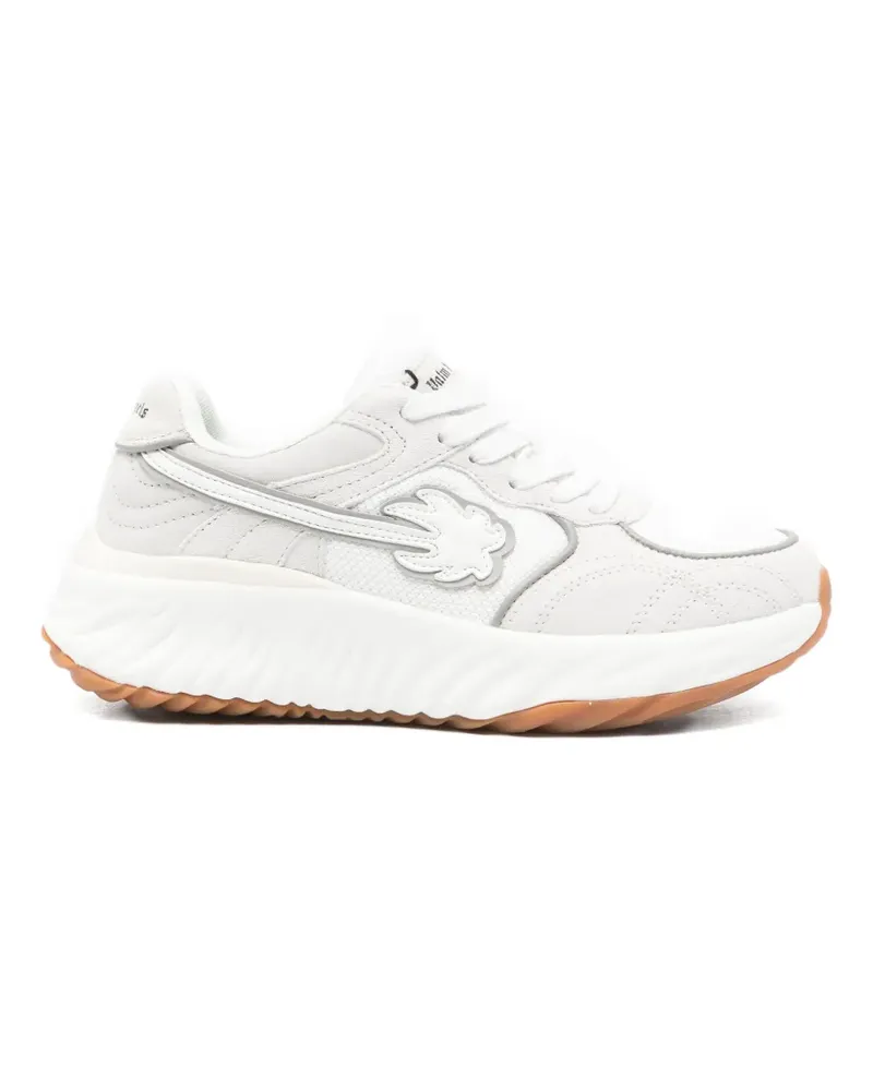 Palm Angels Minster Sneakers mit Palmen-Patch - Weiß Weiß
