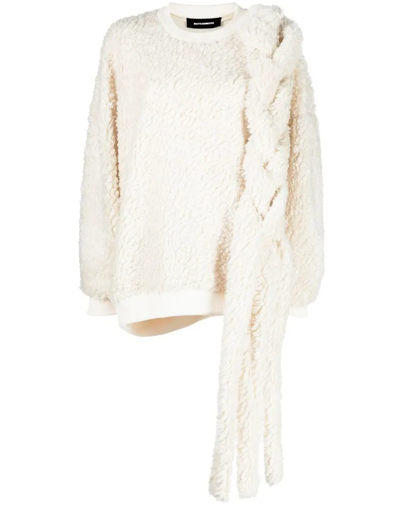 Melitta Baumeister Fleece-Sweatshirt - Weiß Weiß