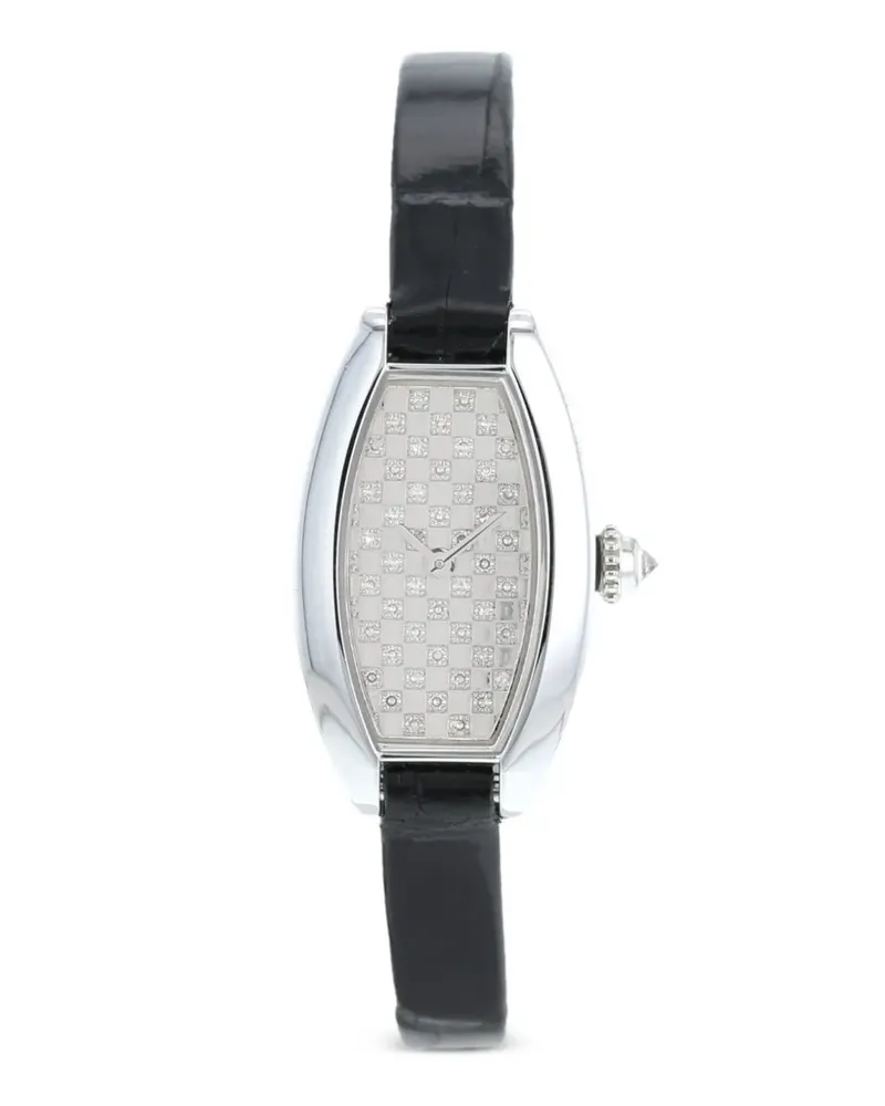 Cartier 2000 Mini Tonneau Armbanduhr 27mm - Silber Silber