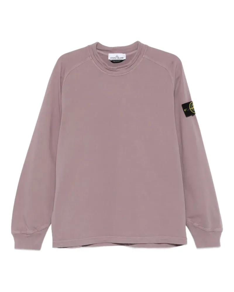 Stone Island Compass-patch sweatshirt - Violett Violett