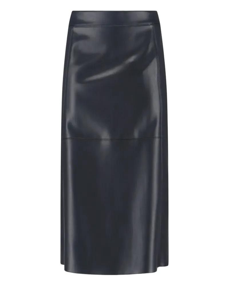 Max Mara Klassischer Midirock - Schwarz Schwarz