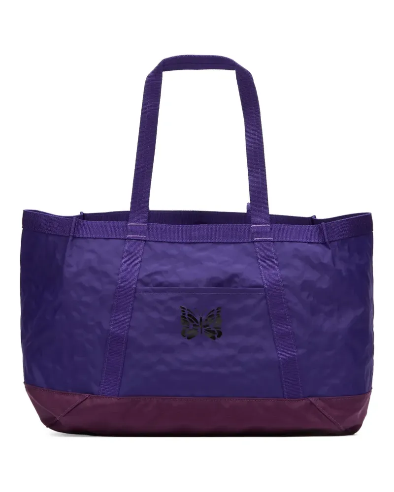 NEEDLES butterfly detail messenger bag - Violett Violett