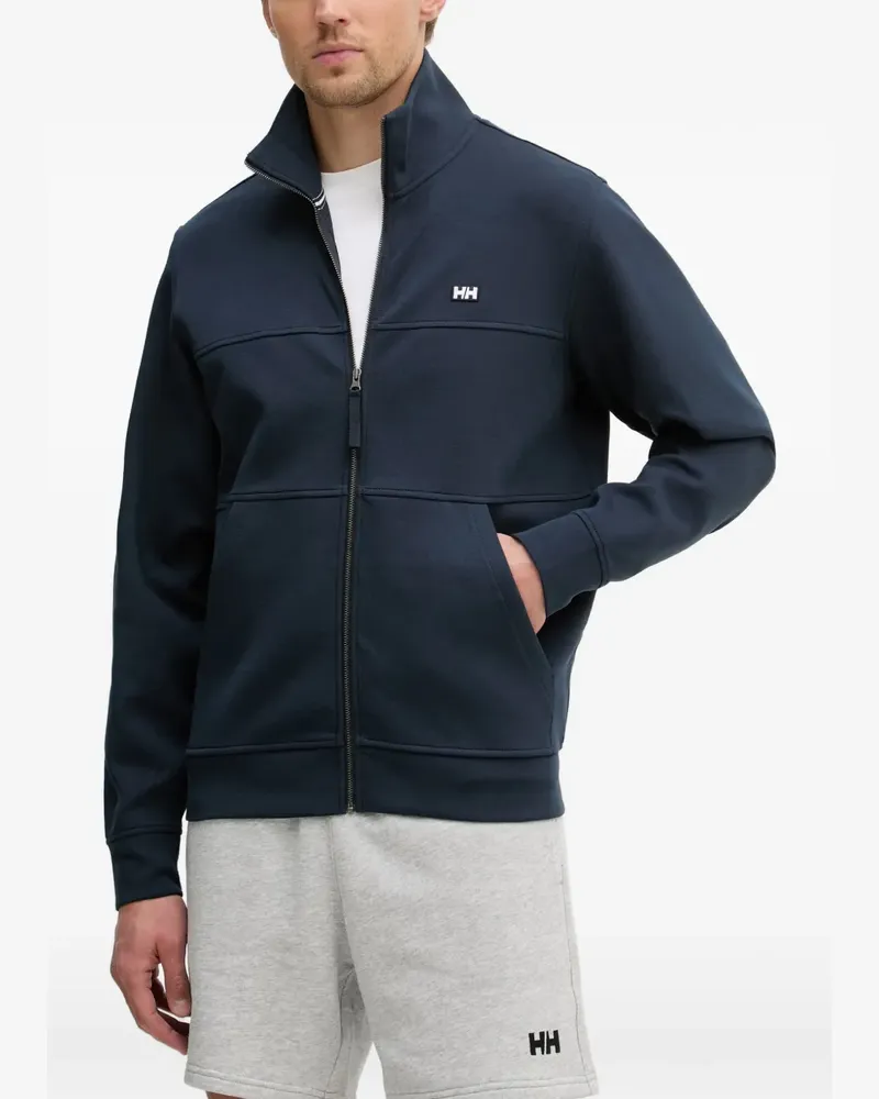 Helly Hansen Koster logo-patch zip-up jacket - Blau Blau