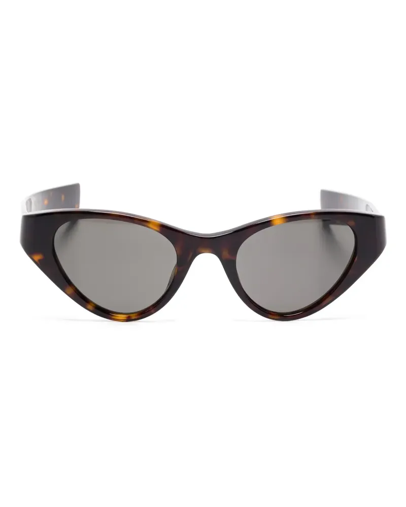 Saint Laurent Sonnenbrille mit Cat-Eye-Gestell - Schwarz Schwarz