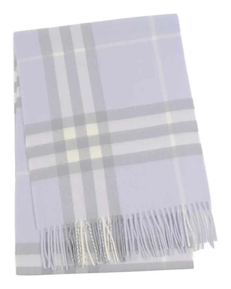 Burberry Schal aus Kaschmir mit Karomuster - Violett Violett