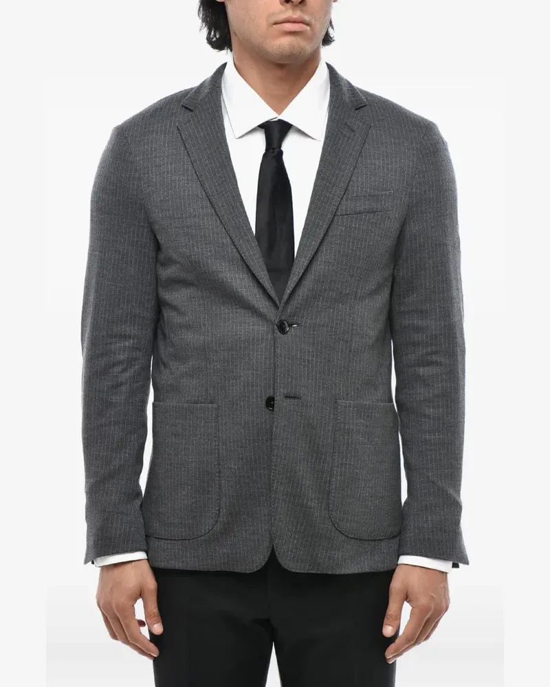 Corneliani pinstriped virgin-wool blazer - Grau Grau