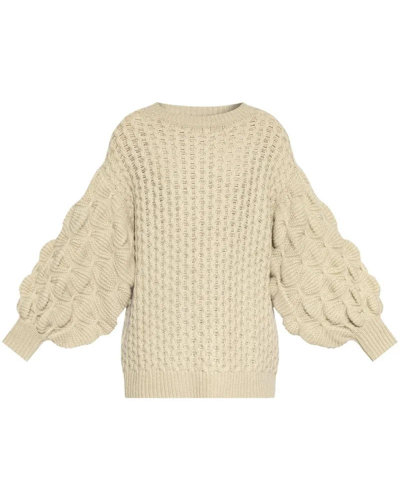 Lisa Yang Grob gestrickter Pullover - Nude Nude