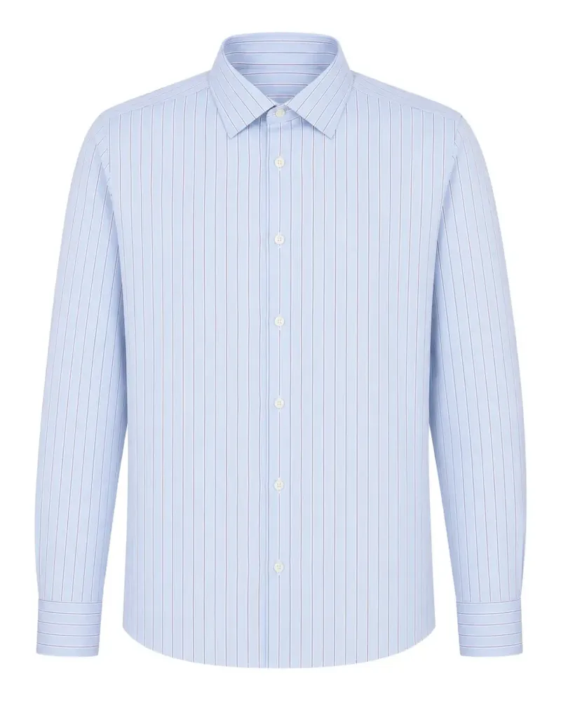 Costumein Eric ML vertical-stripe long-sleeve shirt - Blau Blau
