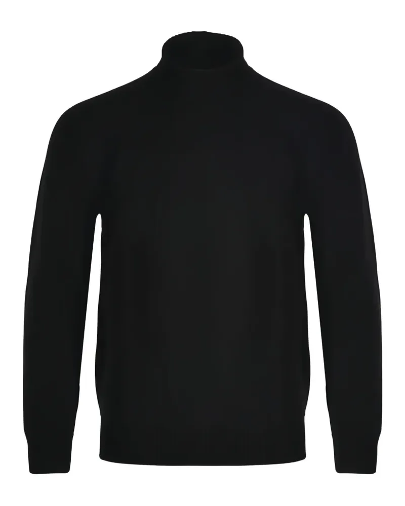 Paolo Pecora Milano Pullover mit Rollkragen - Schwarz Schwarz