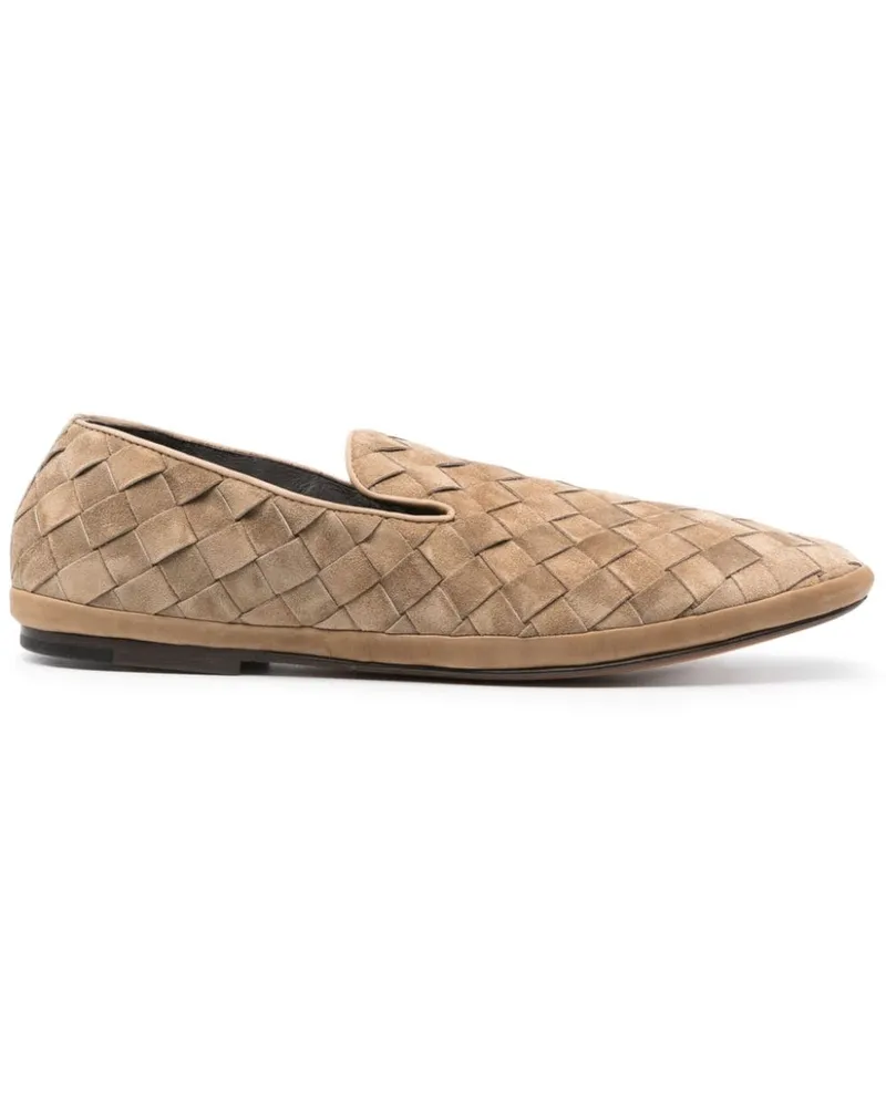 Henderson Guinea Loafer aus Wildleder - Nude Nude