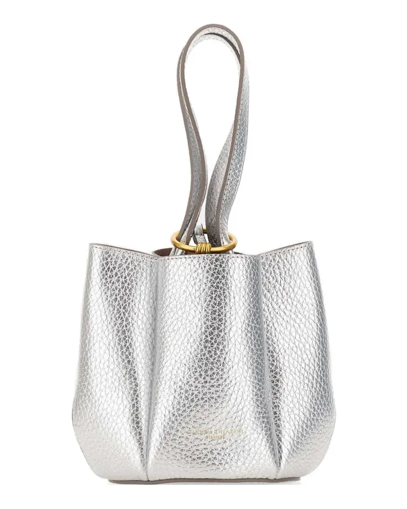 Gianni Chiarini bubble flower bucket bag - Silber Silber
