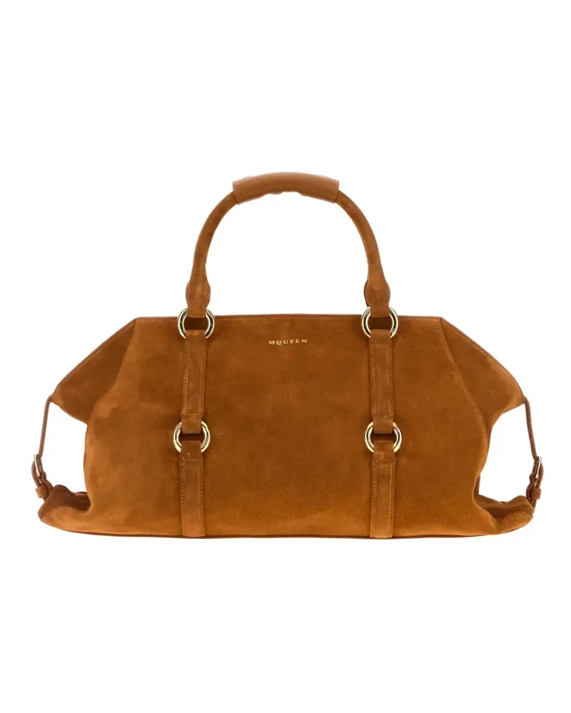 Alexander McQueen medium Farringdon tote bag - Braun Braun