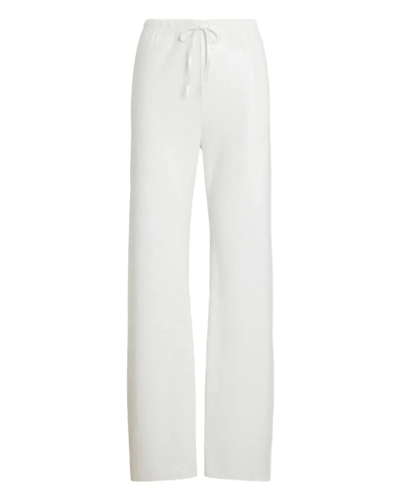 Ralph Lauren Hose mit Pailletten - Weiß Weiß