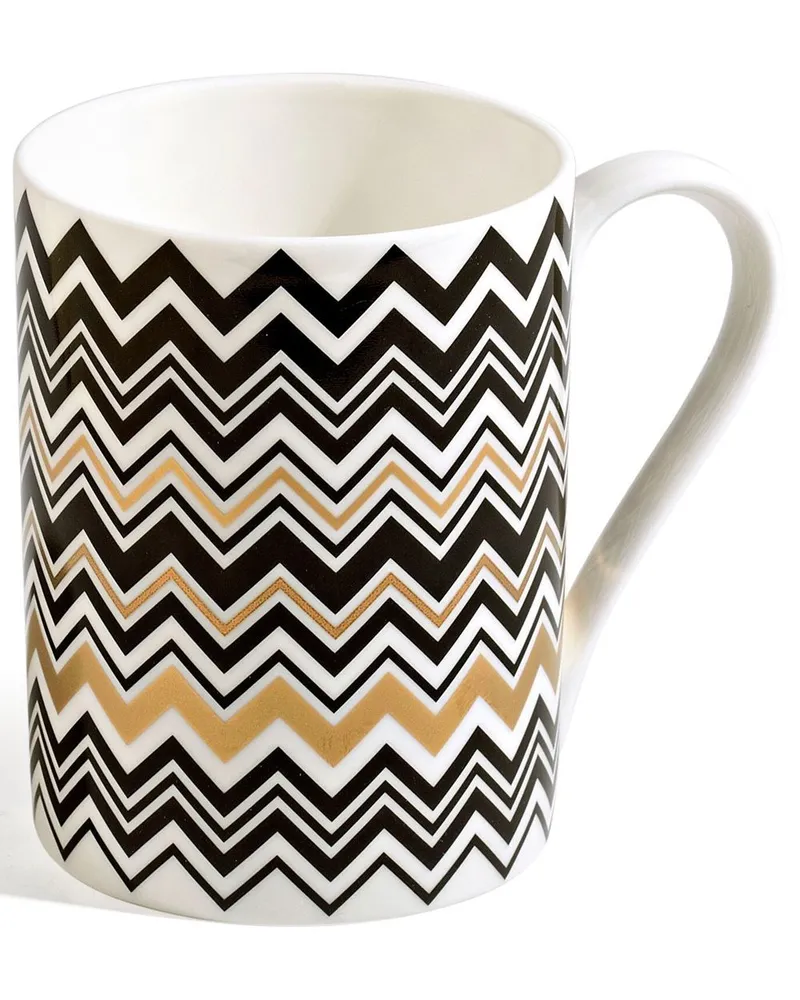 Missoni Home Zig Zag Tasse - Weiß Weiß