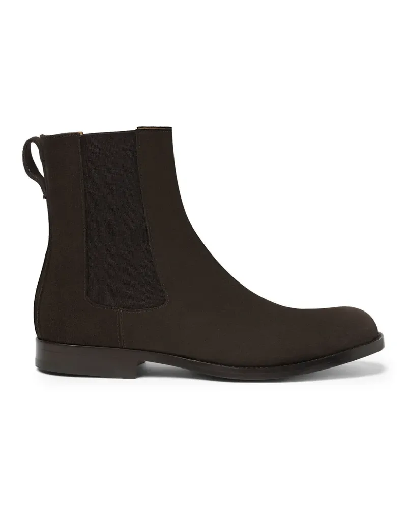 Scarosso Elliot Chelsea-Boots aus Wildleder - Braun Braun